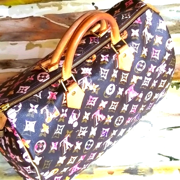 LOUIS VUITTON Richard Prince Watercolor MULTI Aquarelle Monogram Speedy 35 2008 - Picture 10 of 16